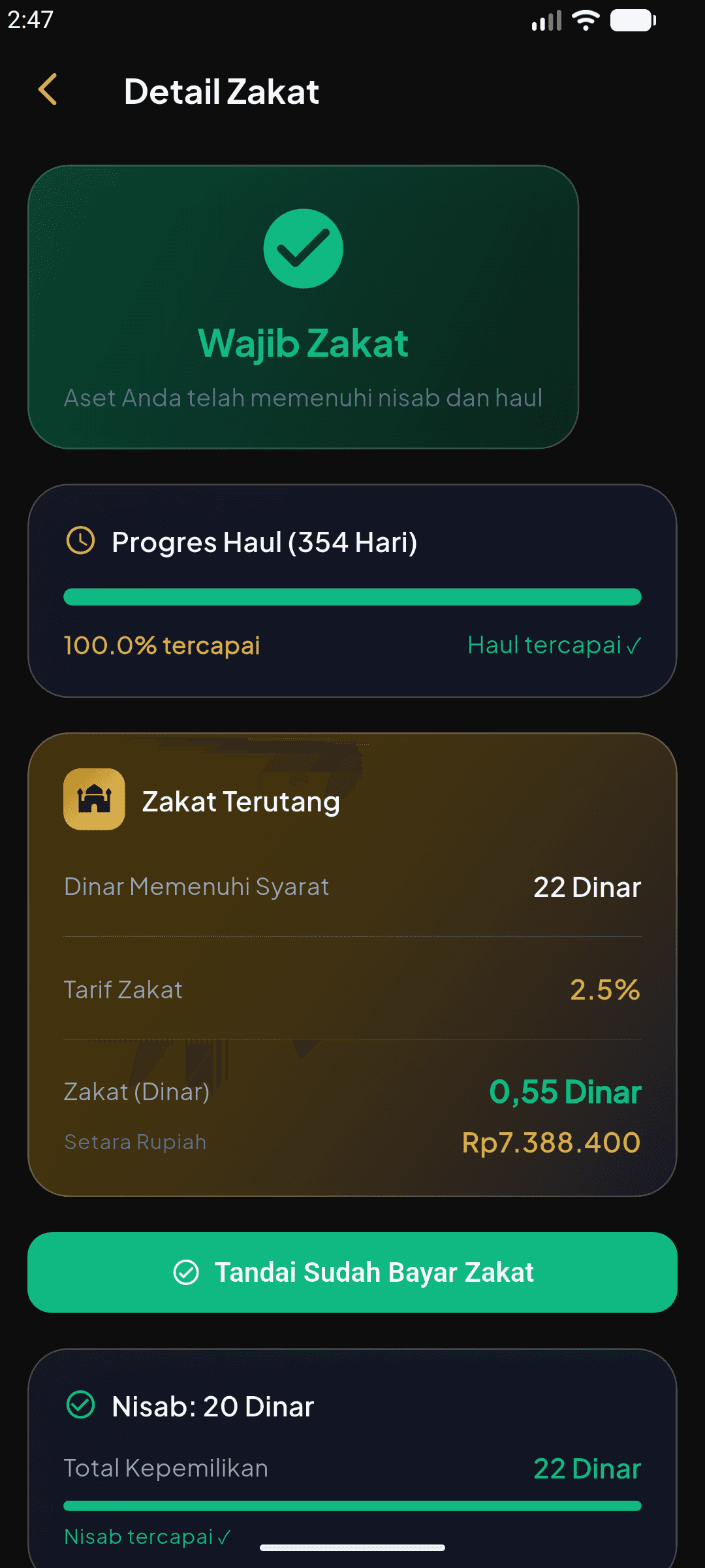 Kalkulator Zakat